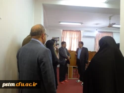 بازدید دکتر ساکی از سالن مطالعه پردیس