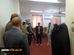بازدید دکتر ساکی از سالن مطالعه پردیس