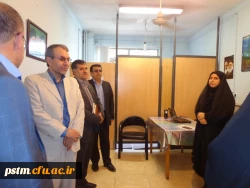 بازدید دکتر ساکی از اتاق پژوهش پردیس