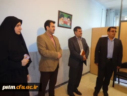 بازدید دکتر ساکی از اتاق پژوهش پردیس