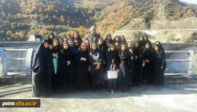 بازدید دانشجویان علوم تربیتی ورودی 92 از سد شهید رجایی ساری