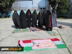 برگزاری نمازجماعت در محل موردنظر خاکسپاری شهید گمنام 2