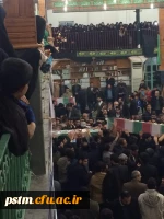 حضور کارکنان و دانشجویان پردیس در مراسم شب وداع 7 شهید گمنام در حسینیه عاشقان کربلای ساری 4