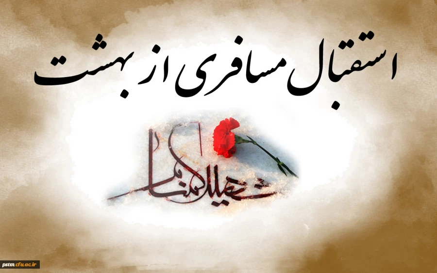 استقبال مسافری از بهشت