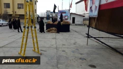 آماده سازی فضا و تدارک مقدمات جهت استقبال از شهید گمنام در پردی 6