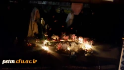 مراسم شب تدفین شهید گمنام در کنار مزار آن شهید 4