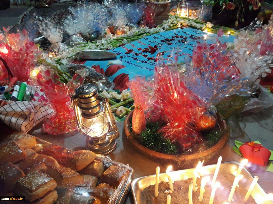 مراسم شب تدفین شهید گمنام در کنار مزار آن شهید 5