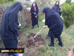 کاشت نهال درختان میوه در محوطه پردیس به مناسبت روز درختکاری 5