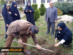 کاشت نهال درختان میوه در محوطه پردیس به مناسبت روز درختکاری 4