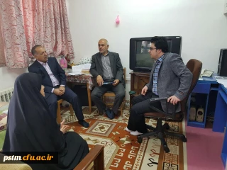 بازدید سفیر نوروزی دانشگاه فرهنگیان از اسکان نوروزی  پردیس