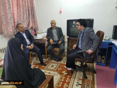 بازدید سفیر نوروزی دانشگاه فرهنگیان از اسکان نوروزی  پردیس