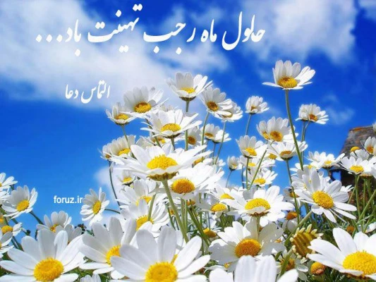 حلول ماه رجب تهنیت باد. 2