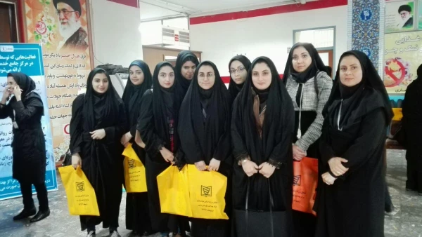 حضور سفیران سلامت پردیس صدیقه طاهره (س) در همایش سفیران سلامت  ساری 2