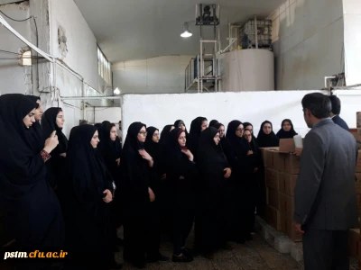 بازدید دانشجویان رشته شیمی از کارخانه آکندشیمی خزر