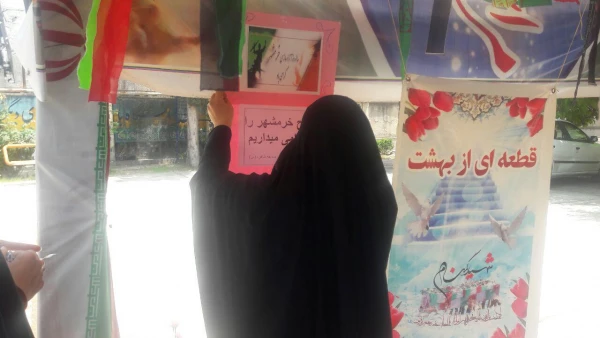 تجدید میثاق کارکنان و دانشجویان پردیس با شهید گمنام در سالروز آزادسازی خرمشهر 5