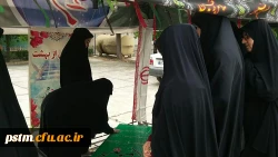 تجدید پیمان کارکنان و دانشجویان پردیس با امام راحل و شهدای 15 خرداد با حضور در مزار شهید گمنام پردیس 4