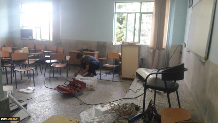 اتمام پروژه نصب  تمامی کولرهای خوابگاه و برخی کولرهای کلاس های آموزشی پردیس 2