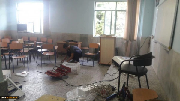 اتمام پروژه نصب  تمامی کولرهای خوابگاه و برخی کولرهای کلاس های آموزشی پردیس 4