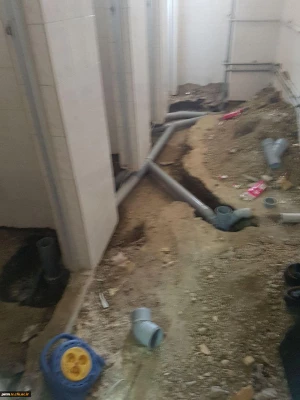 شروع پروژه بازسازی سرویس های بهداشتی سرای دانشجویی پردیس 5