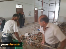 بازدید معاونت محترم توسعه و پشتیبانی مدیریت امور پردیس های استان از پروژه های در دست اقدام پردیس 2