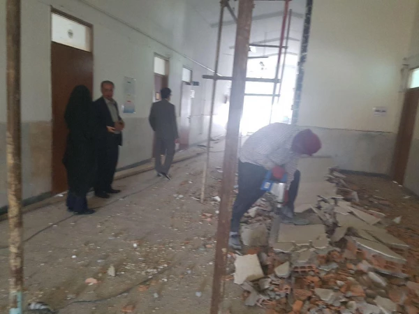 بازدید معاونت محترم توسعه و پشتیبانی مدیریت امور پردیس های استان از پروژه های در دست اقدام پردیس 4