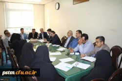 حضور سرپرست پردیس، کارشناس امور دانشجویی، نماینده سرپرستان، نمایندگان اعضای شورای صنفی رفاهی و دبیران ورزشی پردیس در پنجمین جلسه شورای تخصصی استان و چهارمین جلسه شورای صنفی رفاهی استان 5