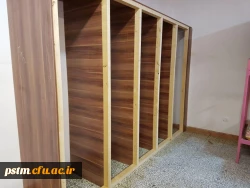 اتمام پروژه نصب کمدهای دیواری در اتاق های سرای دانشجویی پردیس 4