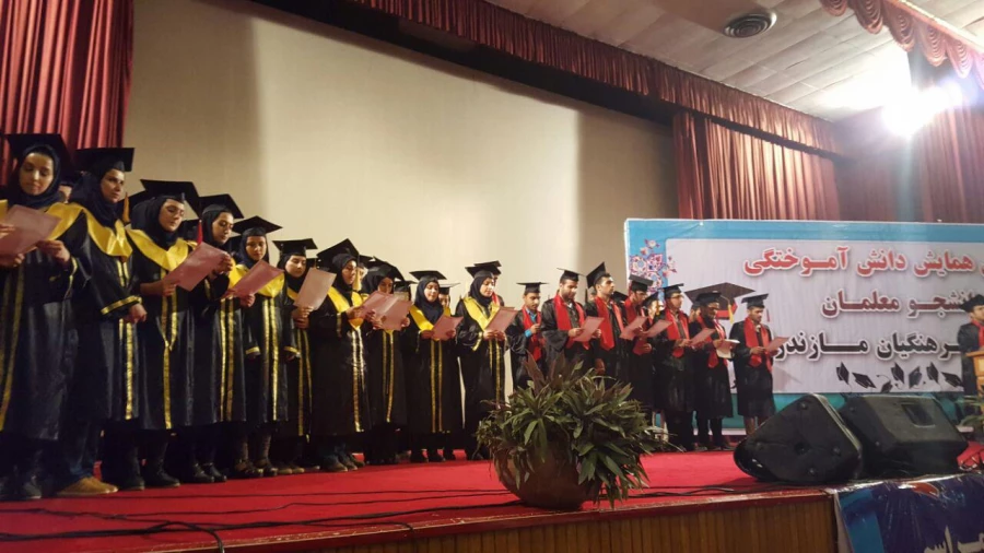 برگزاری دومین آیین  دانش آموختگی دانشجو معلمان مازندران ورودی سال 92 5