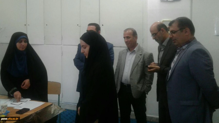 بازدید مسئولین دانشگاه فرهنگیان و اداره کل آموزش و پرورش استان از روند انجام مصاحبه متقاضیان ورودی دانشگاه به قلم دوربین  2