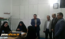بازدید مسئولین دانشگاه فرهنگیان و اداره کل آموزش و پرورش استان از روند انجام مصاحبه متقاضیان ورودی دانشگاه به قلم دوربین  4