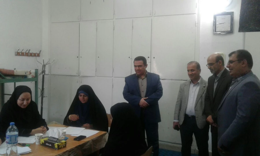 بازدید مسئولین دانشگاه فرهنگیان و اداره کل آموزش و پرورش استان از روند انجام مصاحبه متقاضیان ورودی دانشگاه به قلم دوربین  4