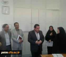 بازدید مسئولین دانشگاه فرهنگیان و اداره کل آموزش و پرورش استان از روند انجام مصاحبه متقاضیان ورودی دانشگاه به قلم دوربین  8