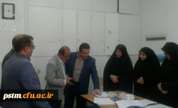 بازدید مسئولین دانشگاه فرهنگیان و اداره کل آموزش و پرورش استان از روند انجام مصاحبه متقاضیان ورودی دانشگاه به قلم دوربین  10