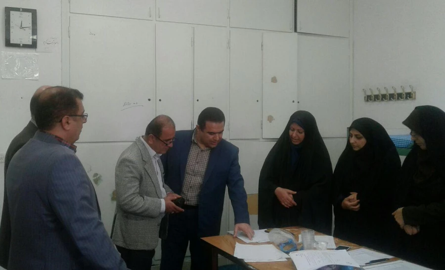 بازدید مسئولین دانشگاه فرهنگیان و اداره کل آموزش و پرورش استان از روند انجام مصاحبه متقاضیان ورودی دانشگاه به قلم دوربین  10