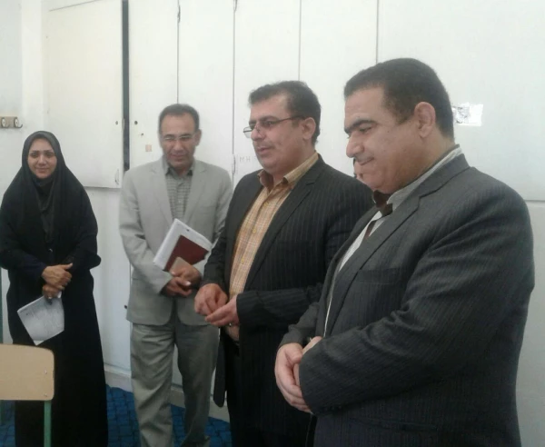 بازدید مسئولین دانشگاه فرهنگیان و اداره کل آموزش و پرورش استان از روند انجام مصاحبه متقاضیان ورودی دانشگاه به قلم دوربین  9