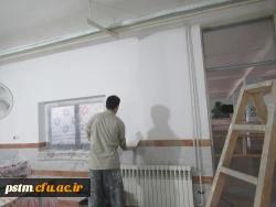 عزم جدی مسئولین دانشگاه در آماده سازی فضای پردیس جهت استقبال از دانشجویان 10