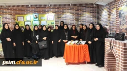 بازدید دانشجویان از نمایشگاه مهر و ماه حوزه هنری استان به مناسبت گرامیداشت هفته دفاع مقدس در اولین ساعت فرهنگی سال تحصیلی جدید 2