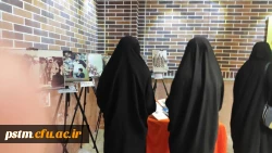 بازدید دانشجویان از نمایشگاه مهر و ماه حوزه هنری استان به مناسبت گرامیداشت هفته دفاع مقدس در اولین ساعت فرهنگی سال تحصیلی جدید 6
