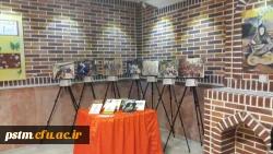 بازدید دانشجویان از نمایشگاه مهر و ماه حوزه هنری استان به مناسبت گرامیداشت هفته دفاع مقدس در اولین ساعت فرهنگی سال تحصیلی جدید 5