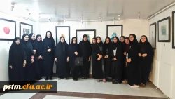 بازدید دانشجویان از نمایشگاه مهر و ماه حوزه هنری استان به مناسبت گرامیداشت هفته دفاع مقدس در اولین ساعت فرهنگی سال تحصیلی جدید 7
