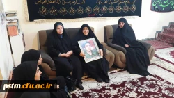 دیدار با خانواده معظم شهید  متقی به مناسبت گرامیداشت هفته دفاع مقدس 2