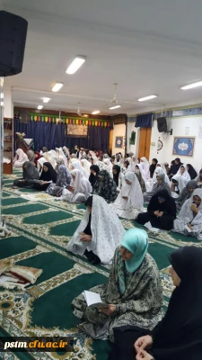 برگزاری مراسم عزاداری و قرائت زیارت عاشورا بعد از نماز جماعت مغرب و عشاء  با حضور حداکثری دانشجویان نو ورود در اولین شب اقامت در سرای دانشجویی