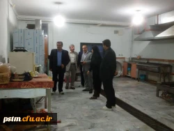 حضور معاونت ارزیابی و تضمین کیفیت دانشگاه فرهنگیان، آقای دکتر کیانی در خوابگاه دانشجویی پردیس 4