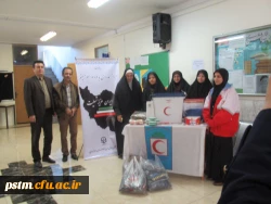 جمع آوری کمک های کارکنان ، اساتید و کانون های دانشجویی پردیس به مناطق زلزله زده  2