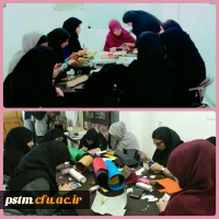 ساخت کاردستی توسط دانشجومعلمان پردیس (نمایندگان خیریه کودکان فرشته)  برای کودکان سرطانی 2