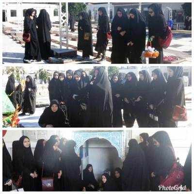 در هفته بسیج برگزار شد: مراسم غبار روبی و گلباران مزار شهدای والا مقام ساری، توسط دانشجومعلمان پردیس صدیقه طاهره (س) 2