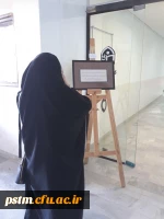 بازدید و حضور فعال دانشجویان پردیس در برگزاری نمایشگاه آثار خوشنویسی در پردیس دکتر شریعتی 3