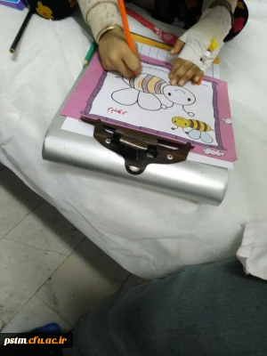 مشارکت تعدادی از دانشجویان پردیس در آموزش به کودکان بیمار