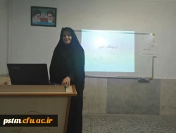 برگزاری کارگاه آموزشی آزمایشگاه و ایمنی توسط خانم دکتر احسانی، عضو هیات علمی دانشگاه 2