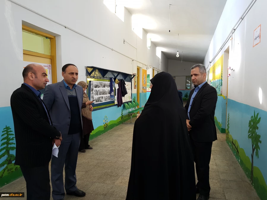 بازدید مسئولین پردیس از مدارس همکار دانشگاه فرهنگیان استان 2